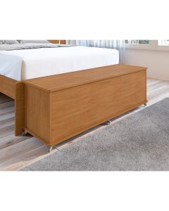Recamier Baú/banco Luca Versátile 1,35 Cedro
