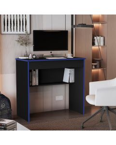 Mesa Escrivaninha Vitória com 1 Gaveta 2.0 Preto/azul