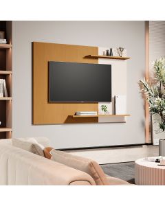 Painel Suspenso Mênfis para Tv 55 Polegadas Nature/off-white