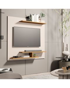 Painel Suspenso Osiris para Tv 32 Polegadas Off-white/nature