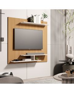 Painel Suspenso Osiris para Tv 32 Polegadas Ripado/off-white