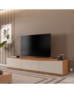 Rack para Tv de 60 Polegadas Eros Versátile com 2 Portas e 1 Gaveta 1,80 Cedro/off-white